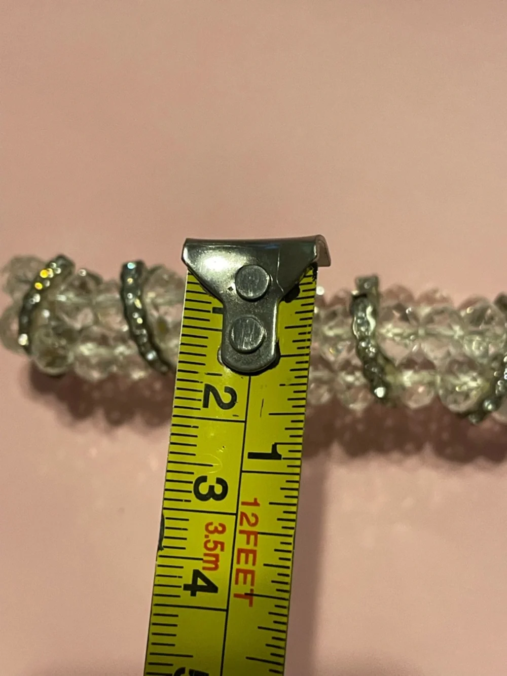 Vintage Crystal Rhinestone Stretch Bracelet #7714